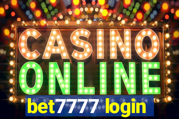 bet7777 login